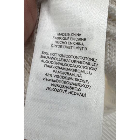 Lauren Ralph Lauren Boatneck Cable Knit Sweater In Ivory Size XXL Classic Layer - Picture 9 of 9